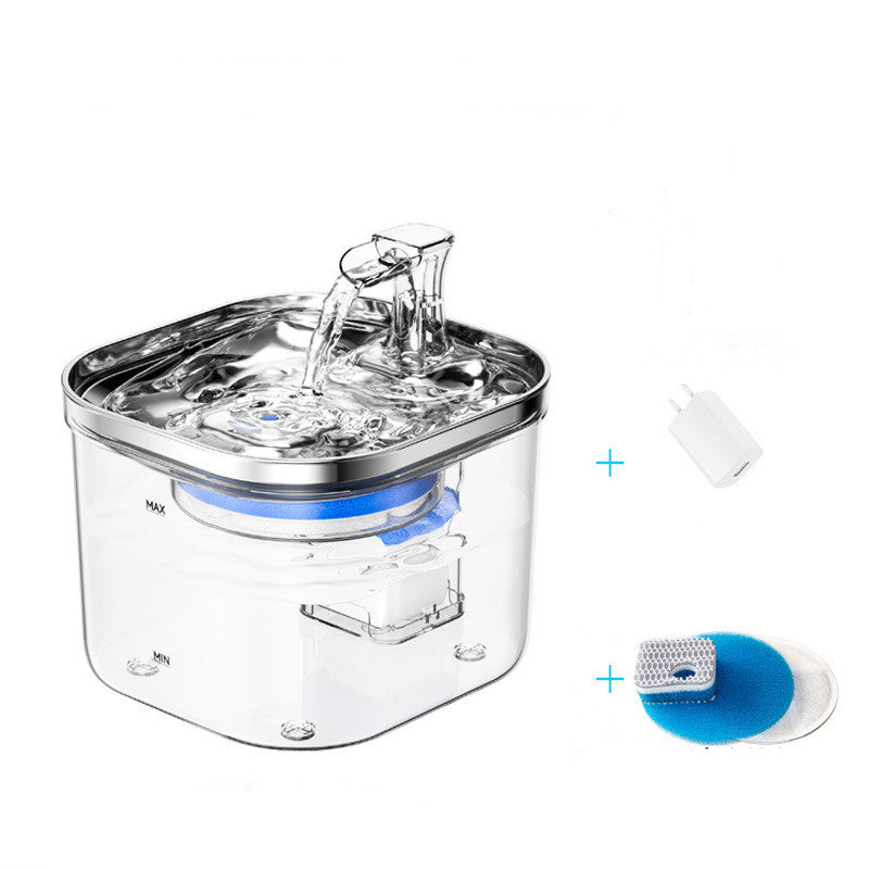 Fontaine Intelligente pour Chats et Chiens – Distributeur Automatique d’Eau en Acier Inoxydable
